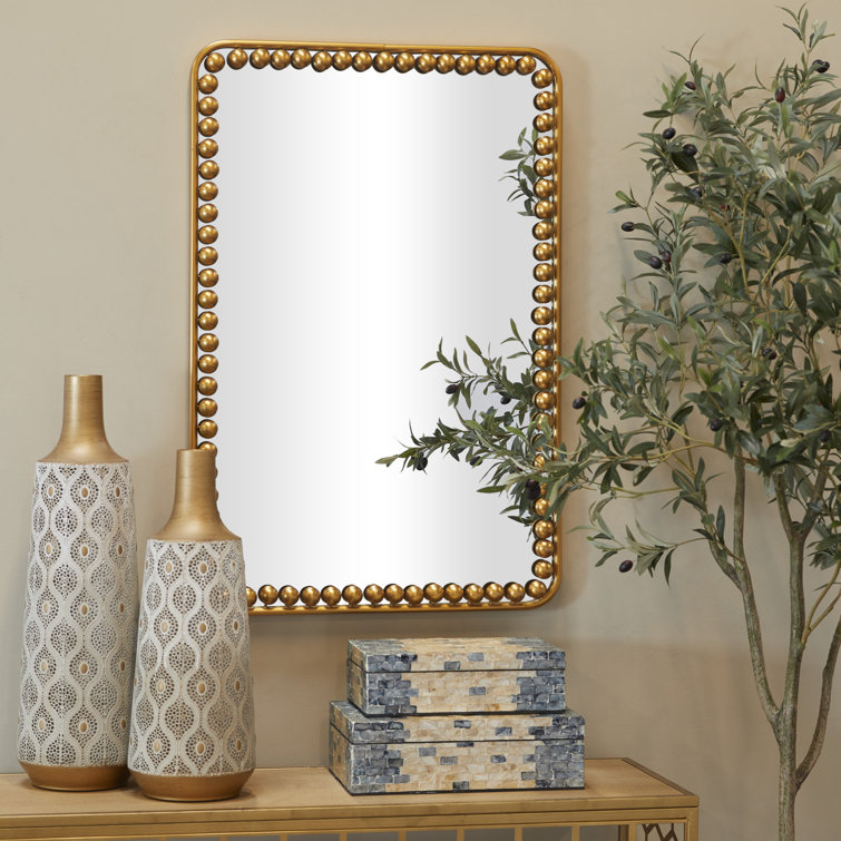 Amma Rectangle Wall Mirror Joss & Main